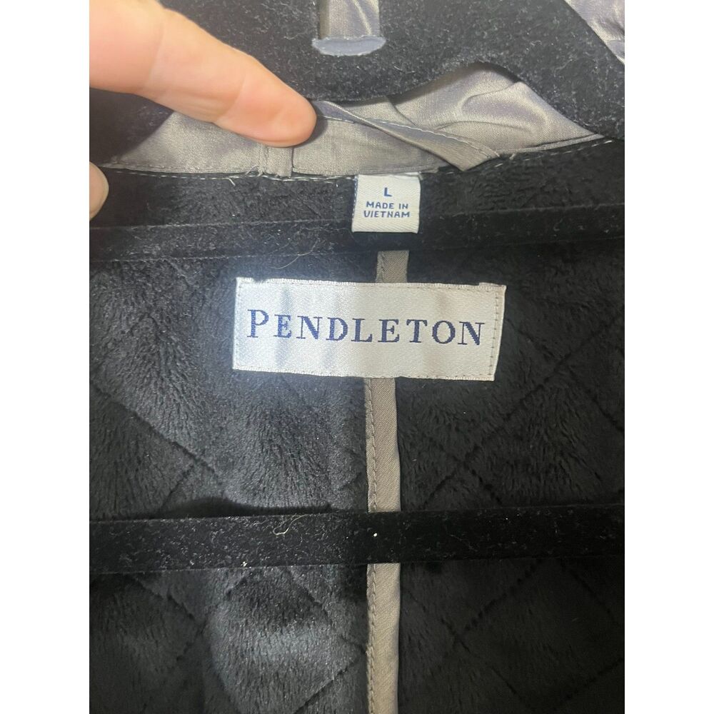 Pendleton Lightweight Gray Silver Puffer Anorak Q… - image 7